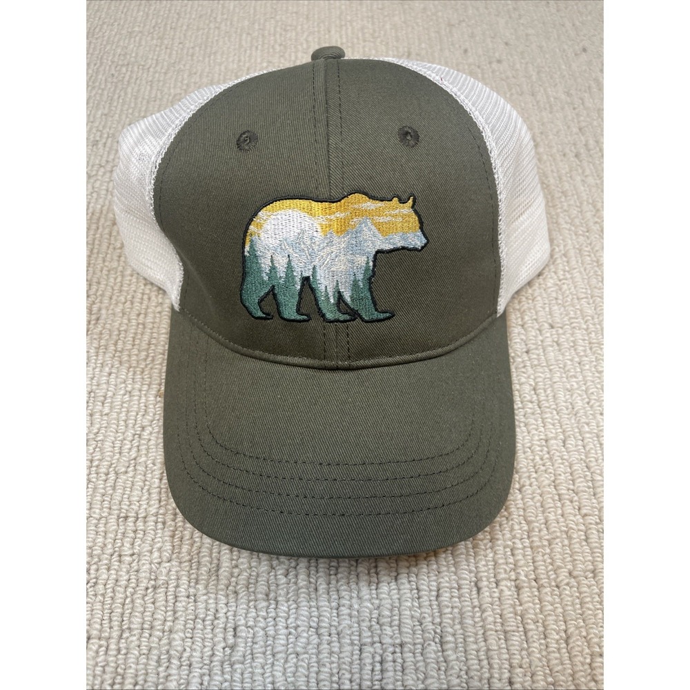 J.Crew Truck Hat Bear Mountains Olive